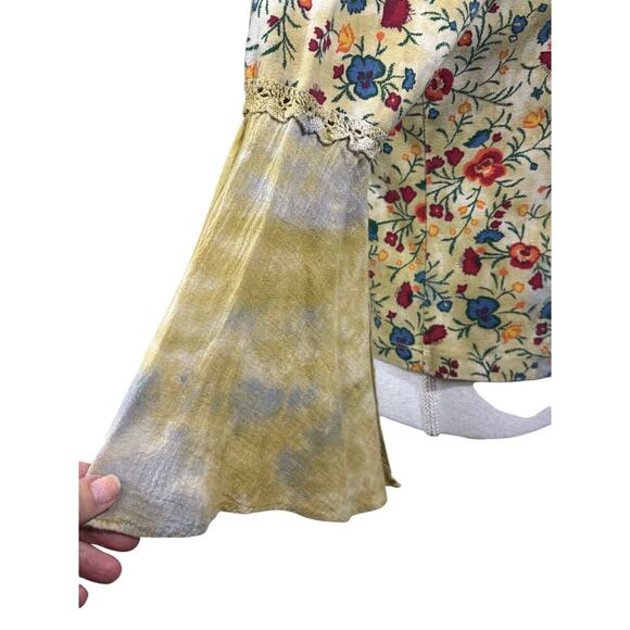 xcit moda floral top, vintage, cottagecore, prairie, bohemian, Y2K, romantic - Picture 4 of 6